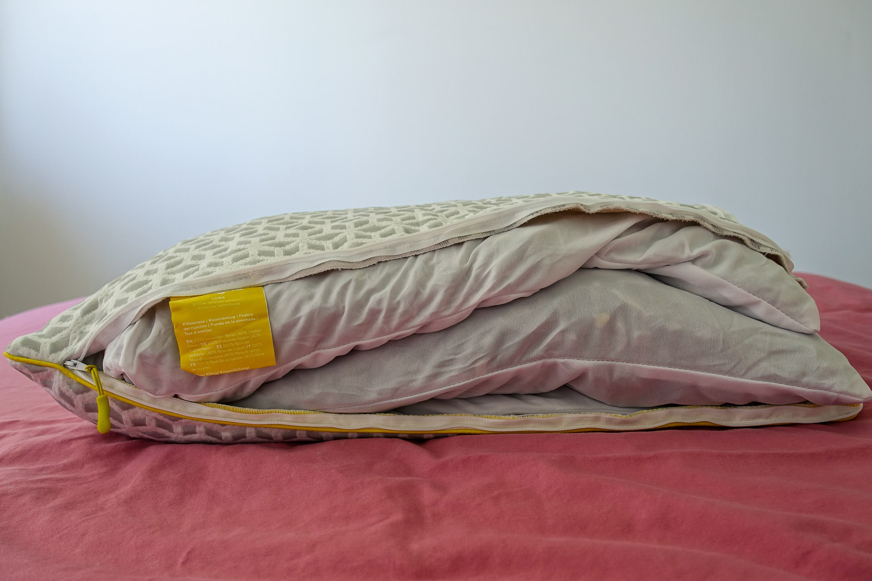 brightr luna adjustable memory foam pillow three layers